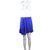 Falda asimétrica azul de viscosa Bash Fory  - vista 4