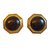 Yves Saint Laurent Earrings Golden Metal  ref.11906