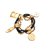 Balenciaga Set di gioielli D'oro Metallo  ref.12050