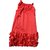 Monnalisa Dresses Red Polyester  ref.12090