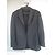 Yves Saint Laurent Black Striped Wool Suit Jacket Size 52 - view 3
