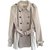 Gerard Darel Trench coats White Polyester  ref.12461