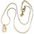 Christian Dior Halsketten Golden Metall  ref.12574