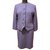 Yves Saint Laurent Skirt suit Purple Wool  ref.12873