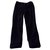 Chanel Pants, leggings Black Wool  ref.12951