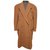 Giorgio Armani Coats Outerwear Caramel Wool  ref.12968