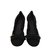 Louis Vuitton Zapatillas de ballet Negro Paño  ref.13171