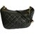 Chanel Handbags Black Leather  ref.13340