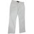 Louis Vuitton Pantalon blanc Capri Coton  ref.13419