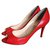 Christian Louboutin you you Cuir Rouge  ref.13433