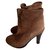 Autre Marque Ankle Boots Taupe Deerskin  ref.13506