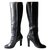 Salvatore Ferragamo Boots Black Leather  ref.13539