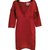 Herve Leger Dresses Red Elastane  ref.13540