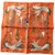 Hermès Schals Orange Seide  ref.13541