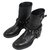 Miu Miu Boots Black Leather  ref.13560