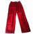 Hermès Jeans Red Cotton  ref.13585