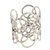 Gas Bracelets Silvery Silver-plated  ref.13630