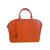 Alma Louis Vuitton Handbags Orange Leather  ref.13701