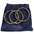 Set di 3 bracciali Oscar de la Renta in ottone dorato D'oro