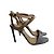 Sandali Reed Krakoff in pelle grigio camoscio e vernice - vista 2