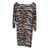 Dolce & Gabbana Vestidos Estampado de leopardo Elastano  ref.13891