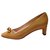 Christian Dior Tacones Beige Charol  ref.13991