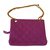 Chanel Handbags Pink Tweed  ref.14062