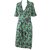 Diane Von Furstenberg Dresses Green Silk  ref.14401