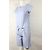 Playsuit Courreges Azul de Algodão Tamanho 38 - vista 5