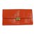 Prada Wallets Orange Leather  ref.14544