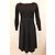 Tara Jarmon Ramy Kleid schwarz Viscose - Ansicht 5