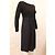Tara Jarmon Ramy Kleid schwarz Viscose - Ansicht 6