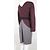 Strickkleid Tara Jarmon Pflaume und Grau Größe 40 - Ansicht 8