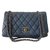 Chanel Handtaschen Blau Leder  ref.14662