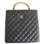 Chanel Handbags Black Leather  ref.14675