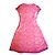 Marc Jacobs Kleid aus rosa Seidenbrokat mit Blumenmuster Pink - Ansicht 2