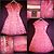 Marc Jacobs Kleid aus rosa Seidenbrokat mit Blumenmuster Pink - Ansicht 3