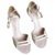 Chanel Sandals White Leather  ref.15315