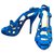 Christian Louboutin Sandalen Blau Samt  ref.15345