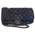 Timeless Chanel Jumbo sem fim clássico Preto Couro  ref.15366