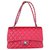 Timeless Chanel Handbags Red Leather  ref.15681