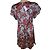 One step Kleid mit bunten Blumen aus Polyester Größe 42 Mehrfarben - Ansicht 2