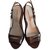 Autre Marque Wedge mules Brown Patent leather  ref.16066