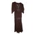 Antik Batik Dresses Brown Silk  ref.16100