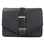 Victoria Beckham Mini-sac cartable en cuir texturé Noir  ref.16165