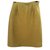 Saint Laurent Skirts Yellow Silk  ref.16584