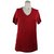 Isabel Marant Etoile T-shirt di lino Rosso Biancheria  ref.16651