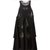 Stella Mc Cartney Valerie runway dress Soie Noir  ref.16706