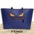 Fendi Totes Blue Leather  ref.16885