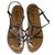 K Jacques Sandali ST TROPEZ Argento Pelle